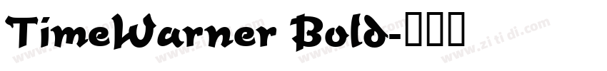 TimeWarner Bold字体转换
